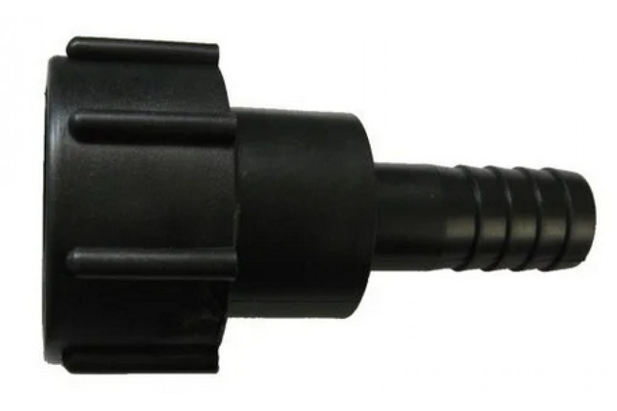 Пластиковый фитинг (адаптер) для еврокуба IBC 60*6 елочка д. 25мм PIUSI, F15127000